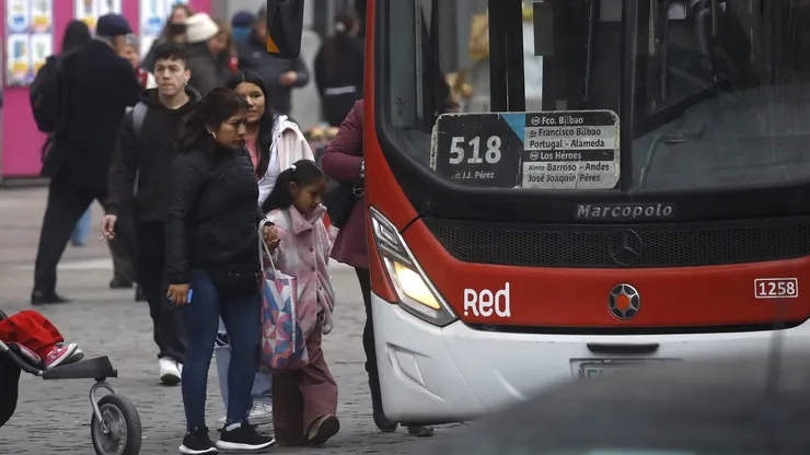 Bus en tránsito.