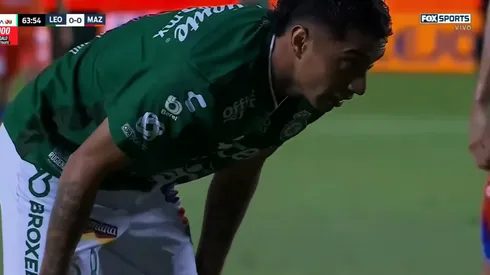 Luciano Cabral tuvo una chance muy clara de anotar.