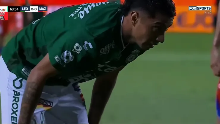 Luciano Cabral tuvo una chance muy clara de anotar.