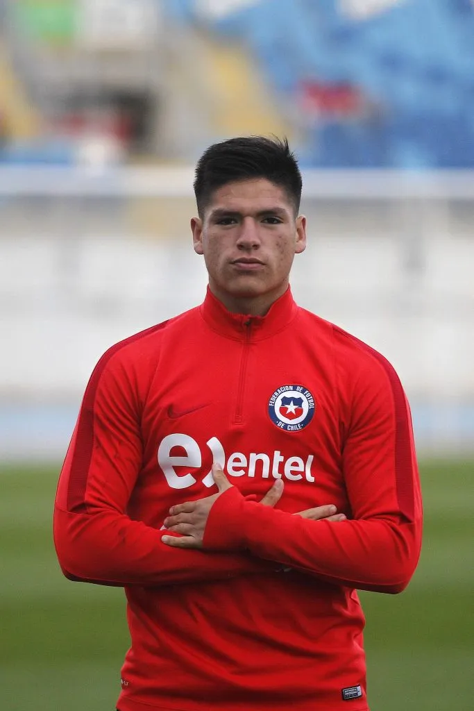 Ignacio Mesías en la Roja Sub 17. (Imago).