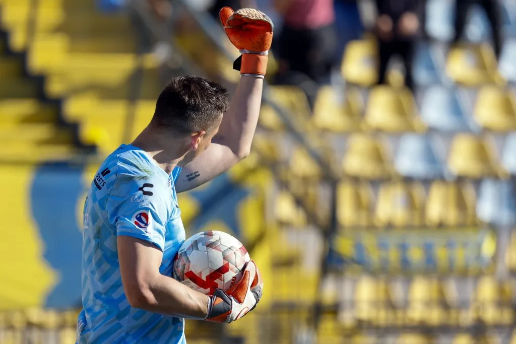 El Nacho González ha dejado siete veces su arco en cero en el Campeonato Nacional 2024, según Transfermarkt. (Andrés Piña/Photosport).