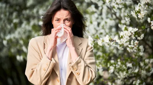 Alergia a la primavera.