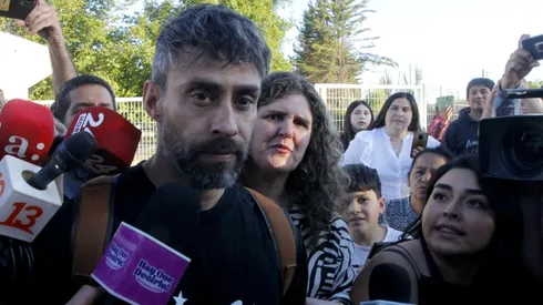 Jorge Valdivia sale de Centro Penitenciario de Rancagua.