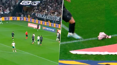 El polémico momento casi lesiona a Yuri Alberto del Corinthians