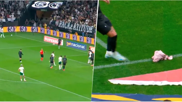 El polémico momento casi lesiona a Yuri Alberto del Corinthians