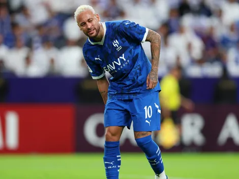 Neymar activa las alarmas con nueva lesión en Al Hilal: jugó 27 minutos