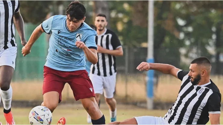 Damián Pizarro hizo su debut en equipo Primavera de Udinese.