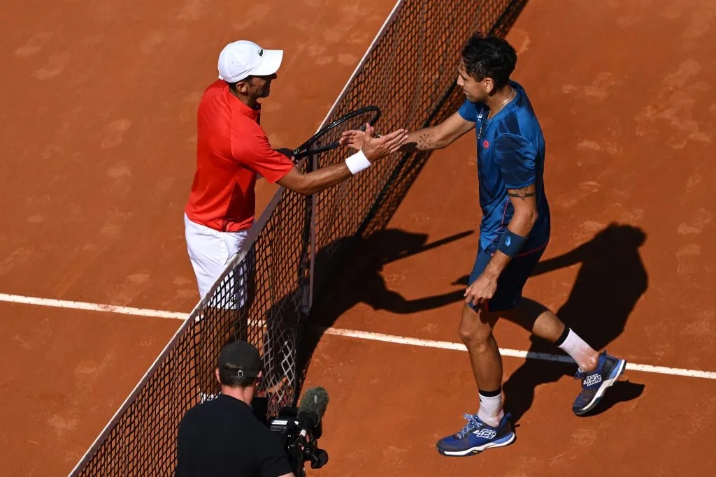 Tabilo derrotó a Djovic en Roma. Imagen: Getty.