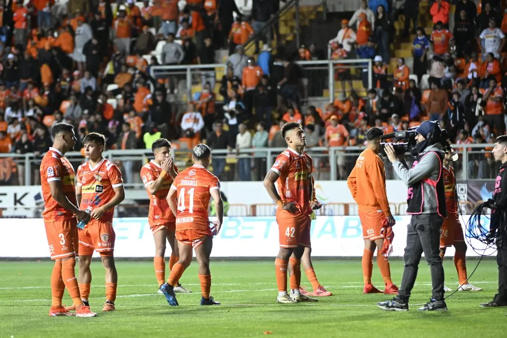 Cobreloa quedó al borde de regresar a la Primera B. (Pedro Tapia/Photosport).