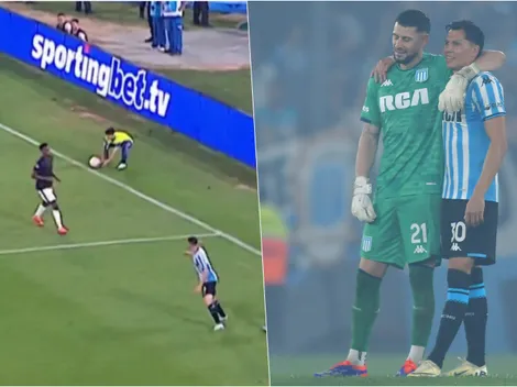 Racing convierte en héroe a pasapelotas que les dio pase a la Final