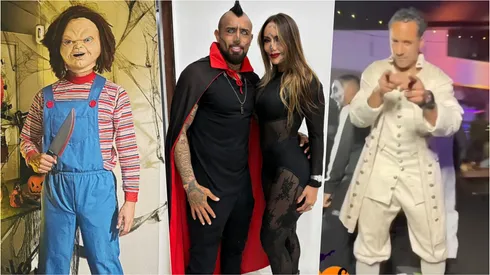 Los futbolistas chilenos la rompieron con sus disfraces de Halloween.