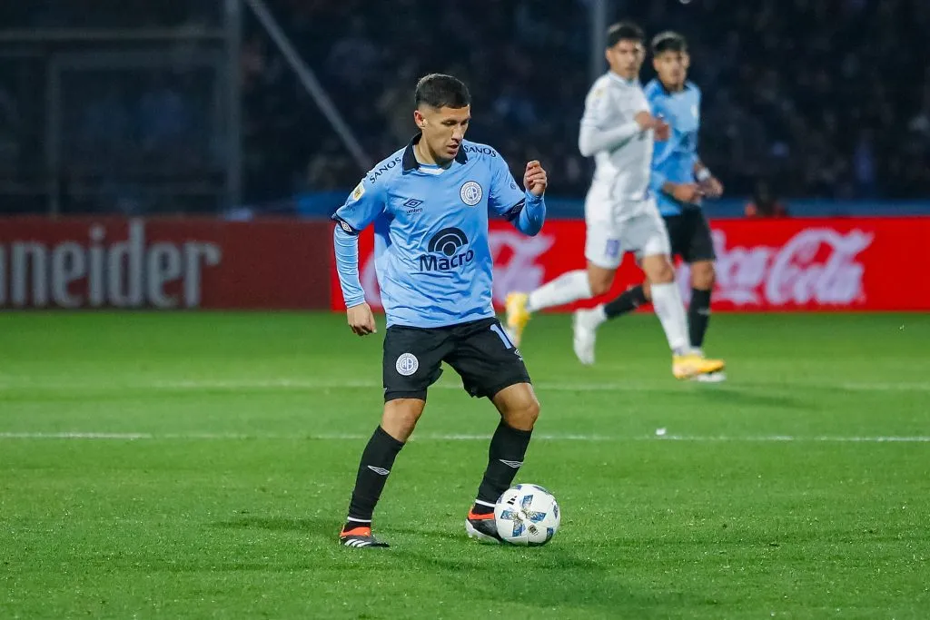 Matías Marín está en el radar de Universidad Católica ante su momento en Argentina. Foto: Belgrano.