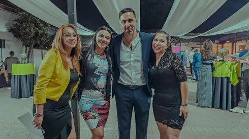 Claudio Bravo acaparó los flashes en la Gala efectuada en La Reina