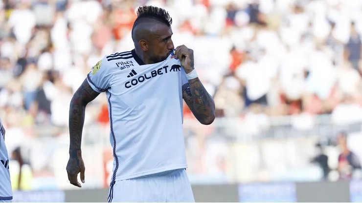 Arturo Vidal habló del arco de Colo Colo.