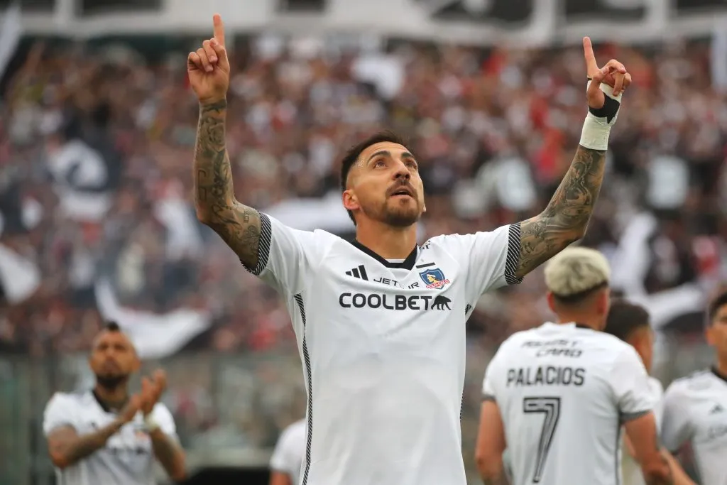 Javier Correa hizo goles clave en Colo Colo. Imagen: Photosport.