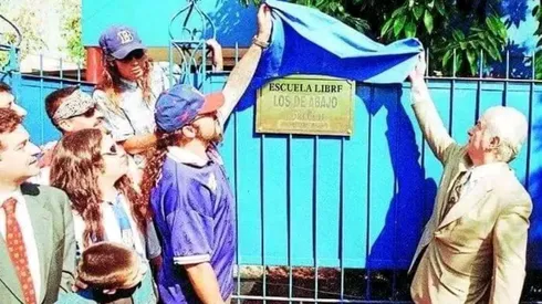 Orozco creó La Escuela de Los de Abajo junto a los barristas de la U