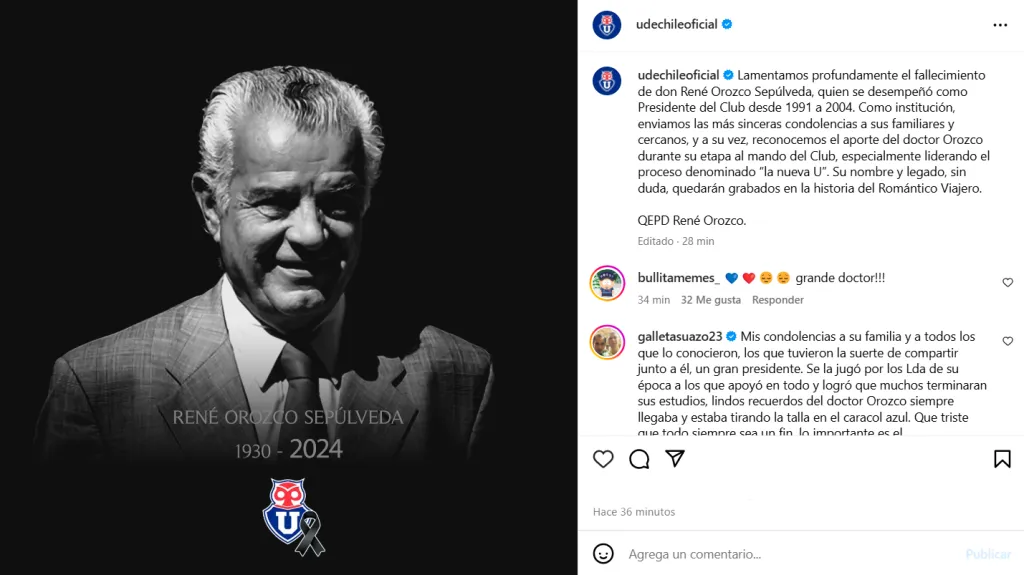 La U se despidió del doctor René Orozco.