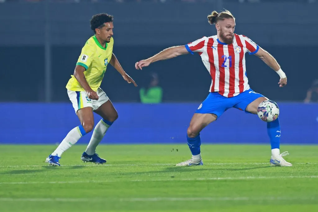 Pitta en acción por Paraguay. (Foto: Diana Carrillo | Imago).