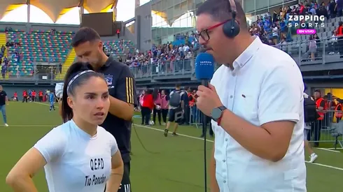 Javiera Grez fue elegida figura del partido en la final de Colo Colo ante la U