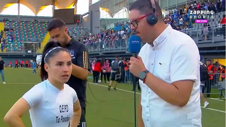 Javiera Grez fue elegida figura del partido en la final de Colo Colo ante la U