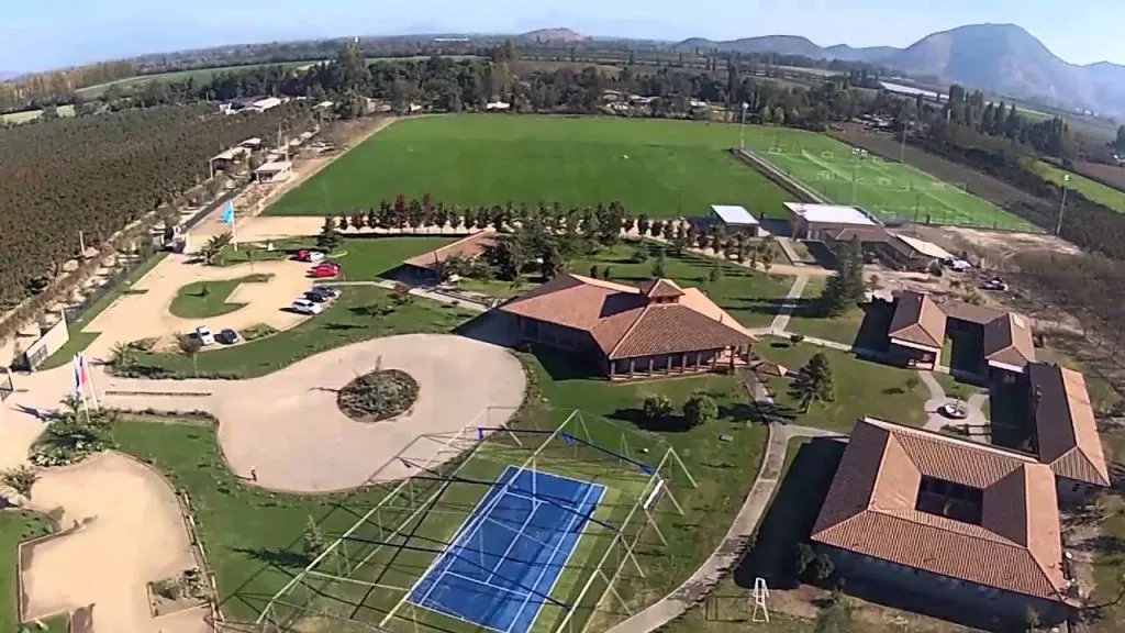 El Monasterio Celeste visto desde arriba. (Captura O’Higgins FC).