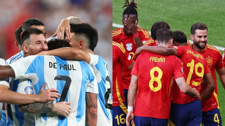 Argentina en la Copa América y España en la Eurocopa.