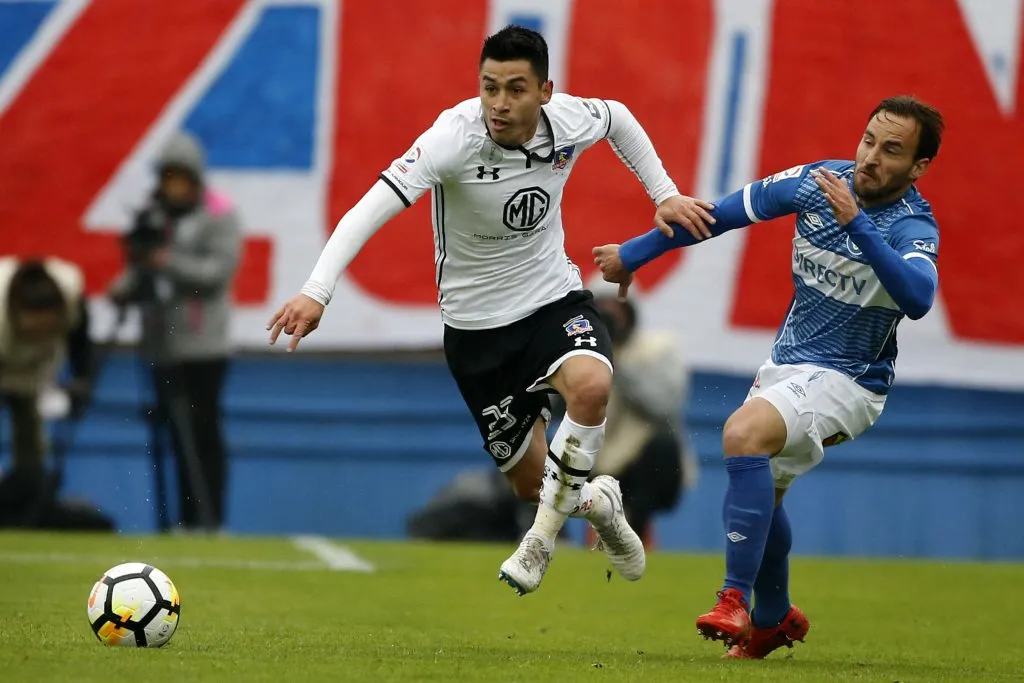 Claudio Baeza jugando por Colo Colo. Foto: Andres Pina/Photosport