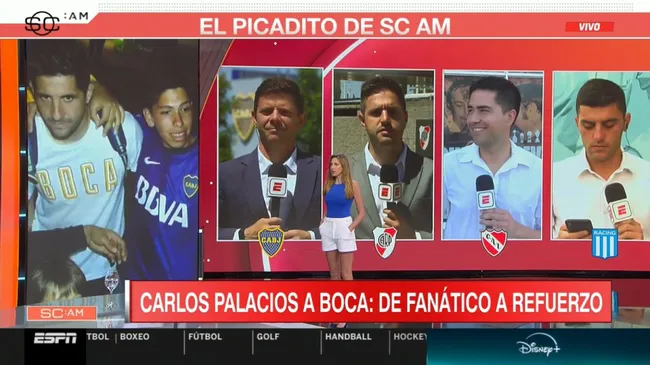 Carlos Palacios reaviva la rivalidad entre Boca y River