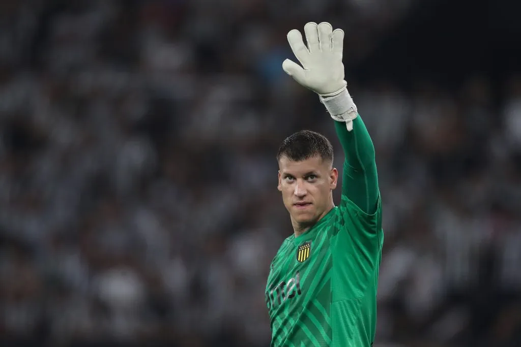 Aguerre jugó la semifinal de la Copa Libertadores. Imagen: Getty.