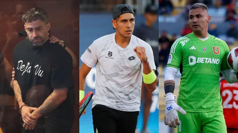 Jorge Valdivia, Alejandro Tabilo y Cristóbal Campos.