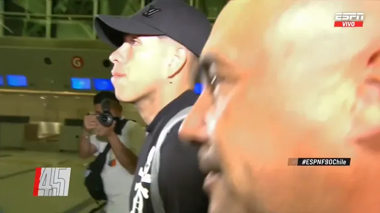 Palacios llegó a Buenos Aires.