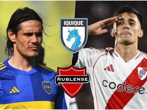 Iquique y Ñublense pueden jugar contra River o Boca en la Copa