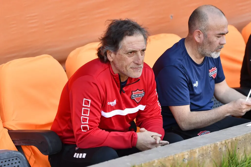 Mario Salas junto a Christian Guzmán en Calama. (Pedro Tapia/Photosport).