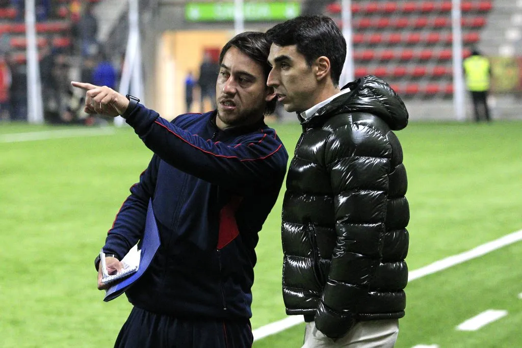 Juan Contreras acompañaba a Paqui en Unión La Calera durante 2019. (Sebastian Cisternas/Photosport).
