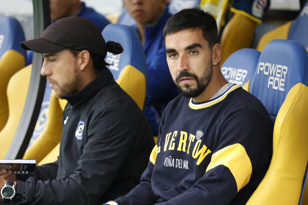 Juan Contreras junto a Paqui Meneghini. (Raul Zamora/Photosport).