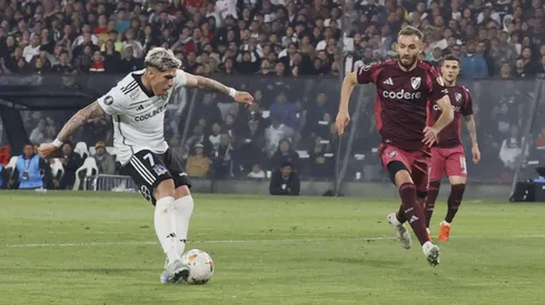 Carlos Palacios fue figura ante River Plate.
