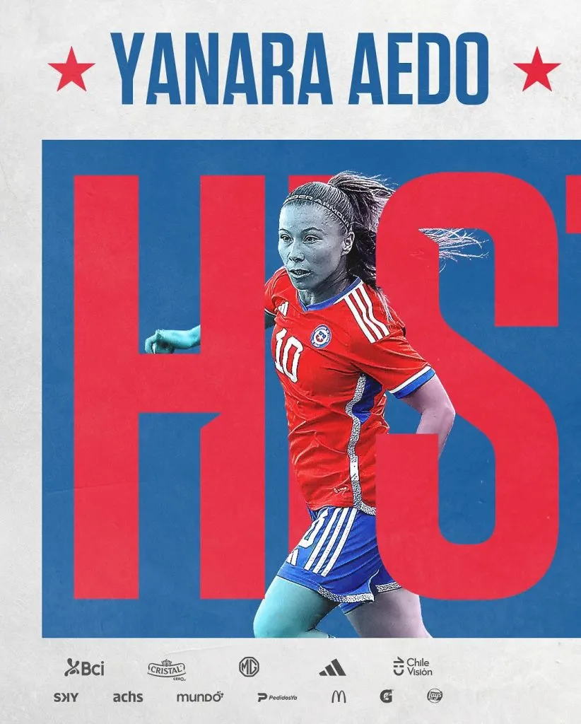 Yanara Aedo cierra la última Fecha FIFA del año como la jugadora con más presencias en la historia de La Roja Femenina