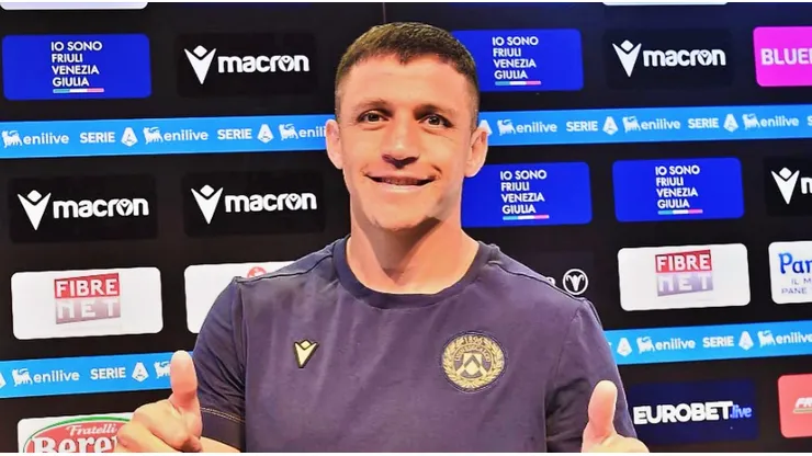 Alexis tiene todo listo para por fin debutar en Udinese.