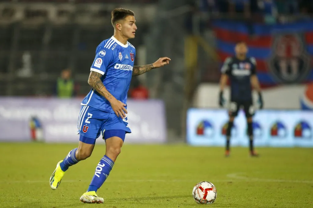 Franco Calderón es una de las figuras de la U. Imagen: Photosport.