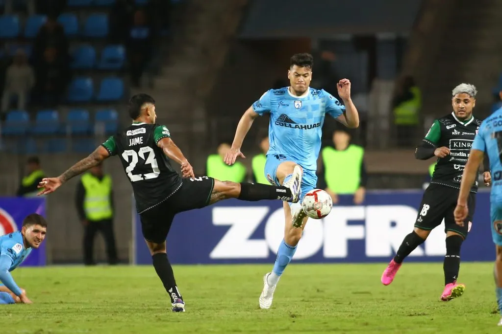 Juan Jaime en acción por Deportes Copiapó. (Alex Diaz/Photosport).