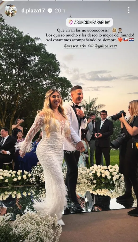 La fotografía que tomó Diego Plaza. (Captura Instagram).