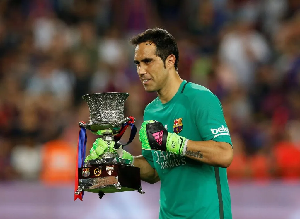 Claudio Bravo fue figura en el Barcelona en los dos años que jugó