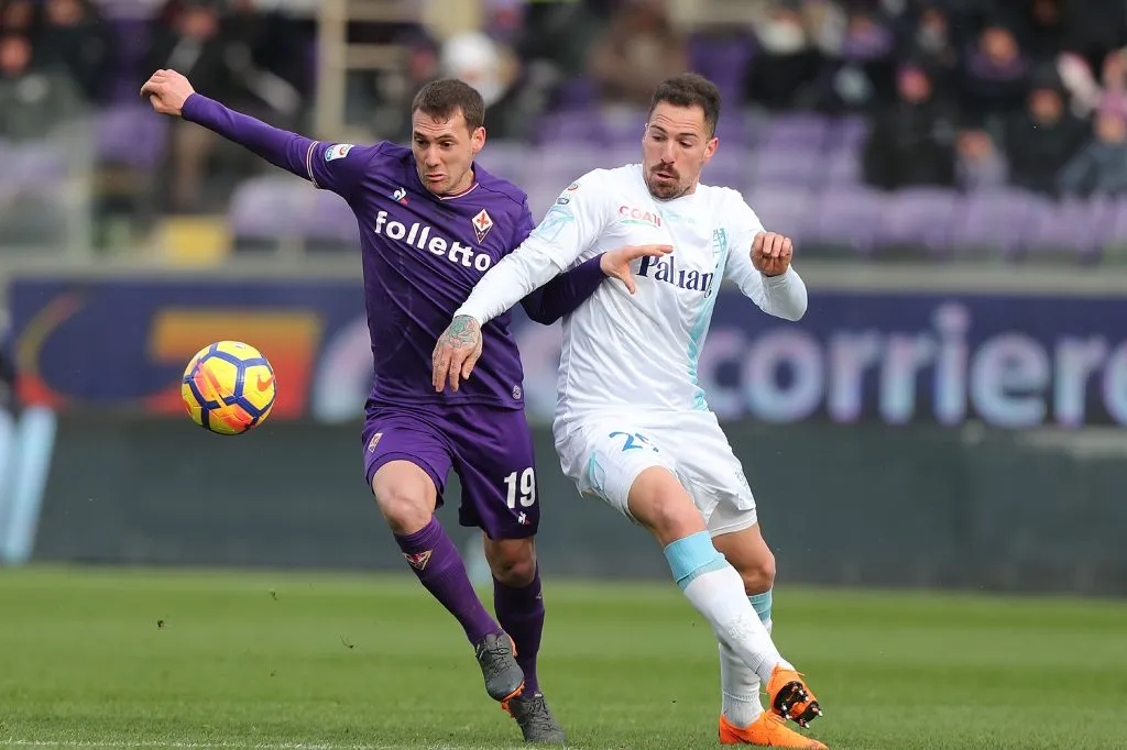 Cristóforo en acción por la Fiore. (Gabriele Maltinti/Getty Images)