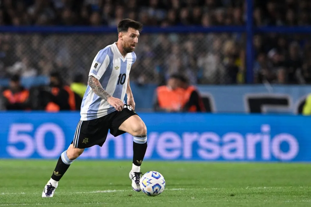 Messi jugando por la Selección de Fúbol Argentina – IMAGO.