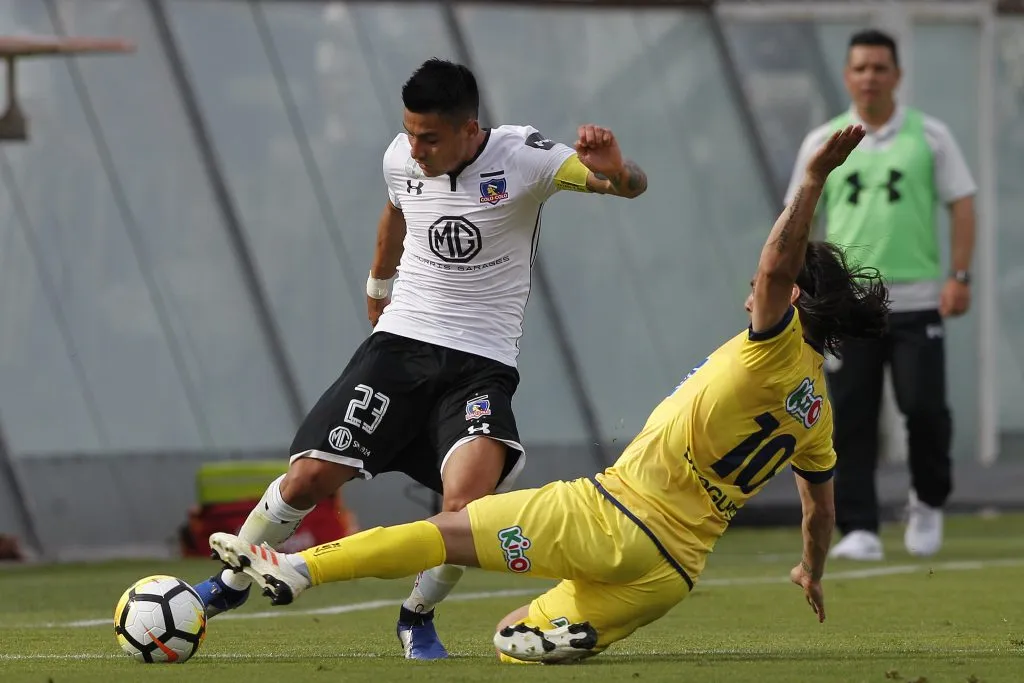 En Colo Colo, Claudio Baeza también portó la jineta de capitán. (Felipe Zanca/Photosport).