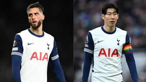 Rodrigo Bentancur y Son Heung-min.