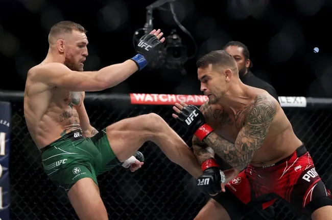 LAS VEGAS, NEVADA – 10 de julio, 2021: &nbsp;McGregor vs. Poirier (Getty Images)