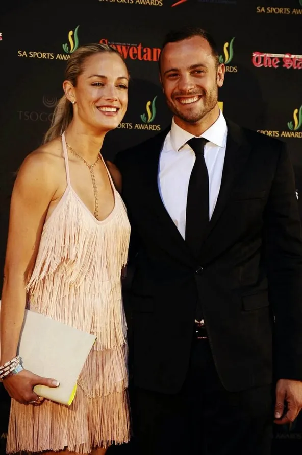 Oscar Pistorius y su exovia Reeva Steenkamp. Noviembre del 2012 (Imago)