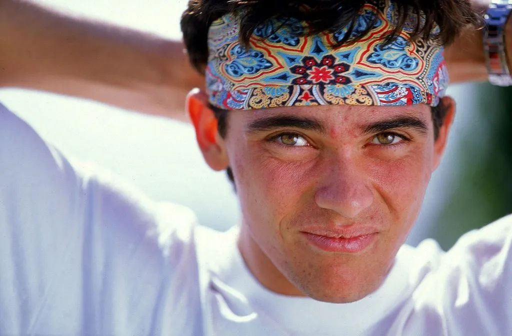 MELBOURNE, AUSTRALIA – 1996: Mark Philippoussis posa durante una sesión de retratos en Melbourne, Australia. (Getty Images)