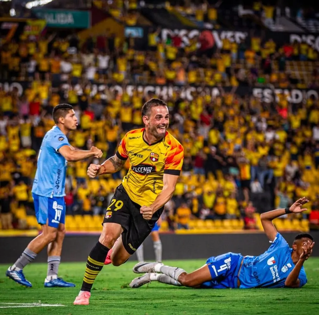 Octavio Rivero marcó 11 goles con Barcelona de Ecuador.